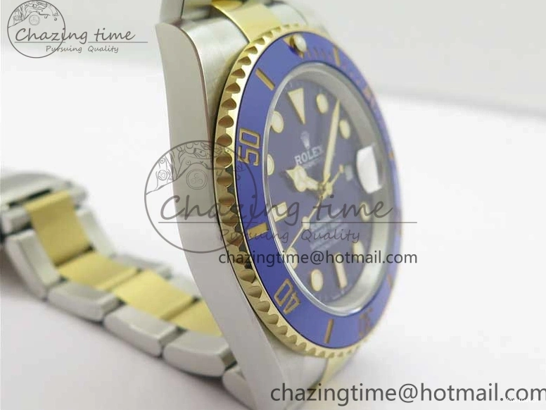 YG SS Maker LB Dial 126613 41mm Blue SS Bracelet Edition YG Best BP on Submariner 0108